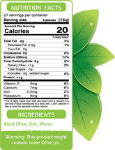 Sliced Black Olives | 600g - 21.16 Oz